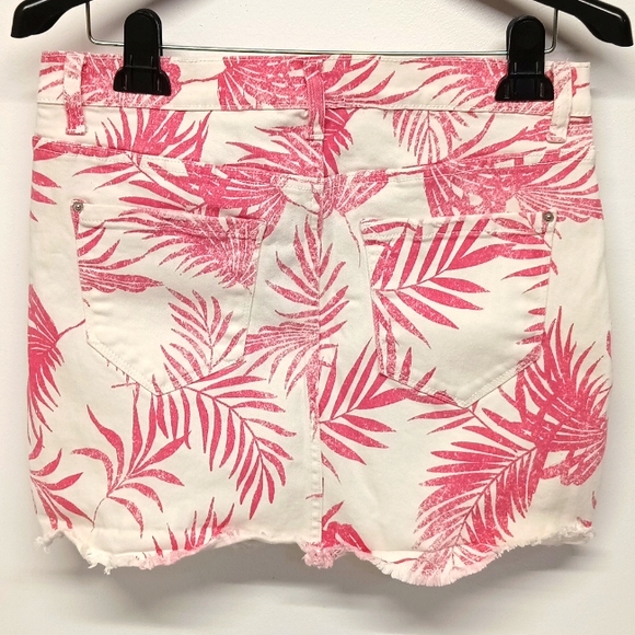 Kensie jeans the skirt destress frayed hem stretch casual women's size 8 / 29 - Picture 4 of 9